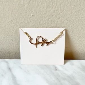 New Taylor Swift gold stainless steel necklace